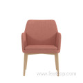 Wooden Legs Sofa Adjust High Office Cafe Chair